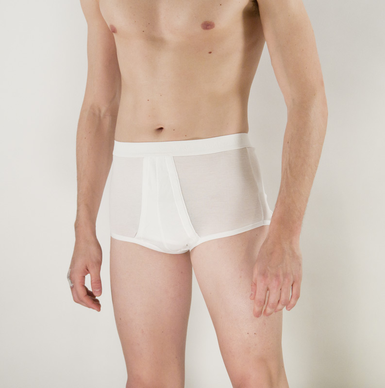 High rise briefs open fly Luxury underwear Lisanza Uomo